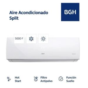 Aire Acondicionado Split BGH Frío/Calor 5000W BSH52WCU