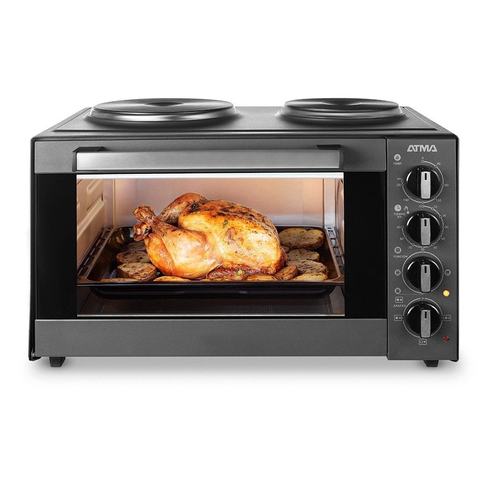 Horno  Eléctrico con Anafe Atma HGAB3024API 30 Litros