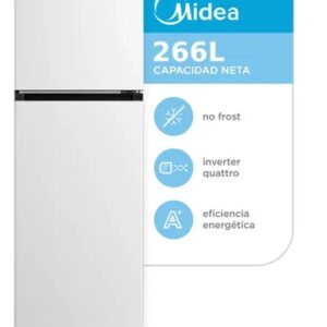 Heladera Midea No Frost Inverter Top Mount 266L MDRT385MTF01AD