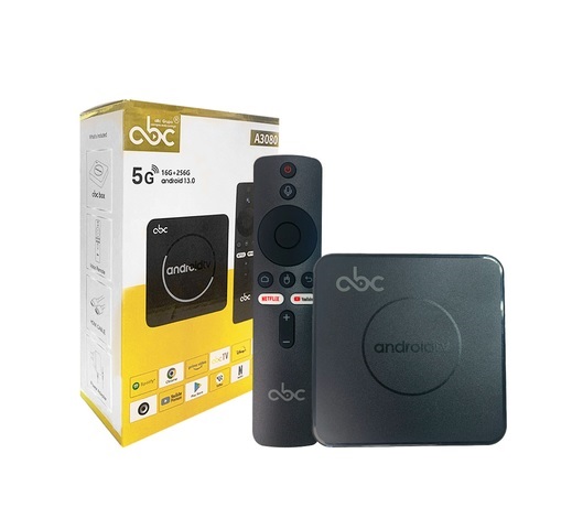 TV Box Android A3080   16 GB RAM + 256 GB Almacenamiento, Wi-Fi 5 G, Android 13
