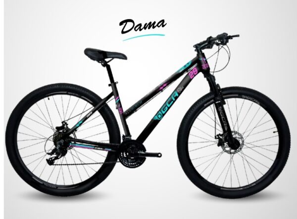 BICICLETA GCA ROD 29  ZEUS 21V ALUMINIO AQUA/VIOLETA