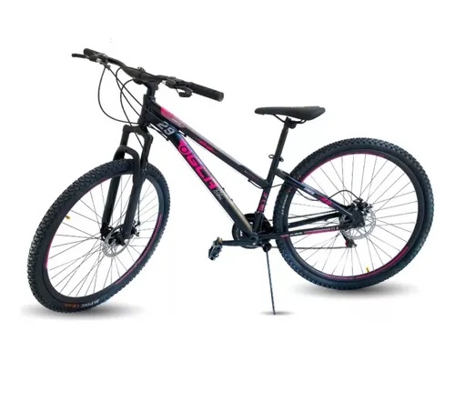 BICICLETA GCA ROD 29  ZEUS 21V ALUMINIO DAMA NEGRA/ ROSA