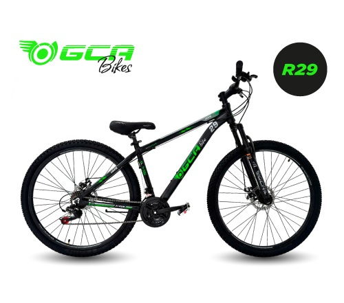 BICICLETA GCA ROD 29 ZEUS 21V ALUMINIO NEGRA/FLUO