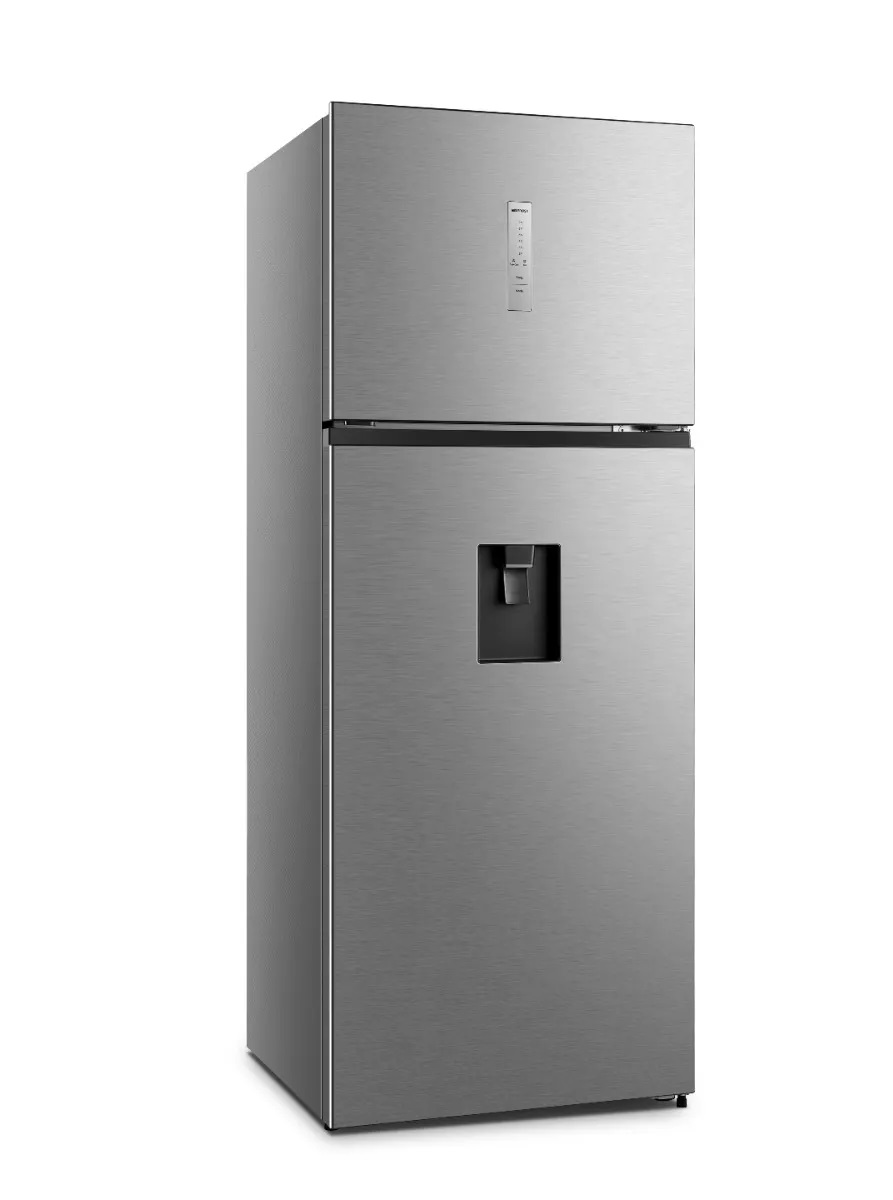 HELADERA HISENSE TOP MOUNT NO FROST INV INOX DISP 461L RT3N461NMC