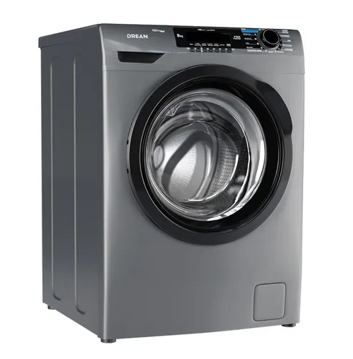 Lavarropas Carga Frontal Ecoinverter 8 Kg Gris Drean - LFDR0814SG0