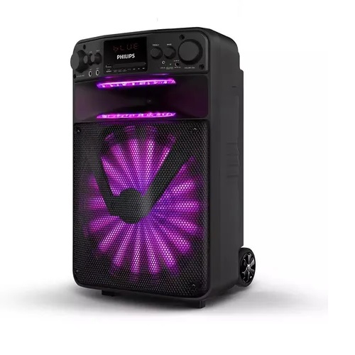 Parlante Portatil Philips Tax2706/77 Karaoke Bluetooth Negro