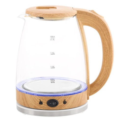 Pava mate madera vidrioKANJIHOME KJH-PE 15001M