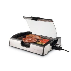 Parrilla electrica SMARTLIFE CON TAPA SL-GRD0022