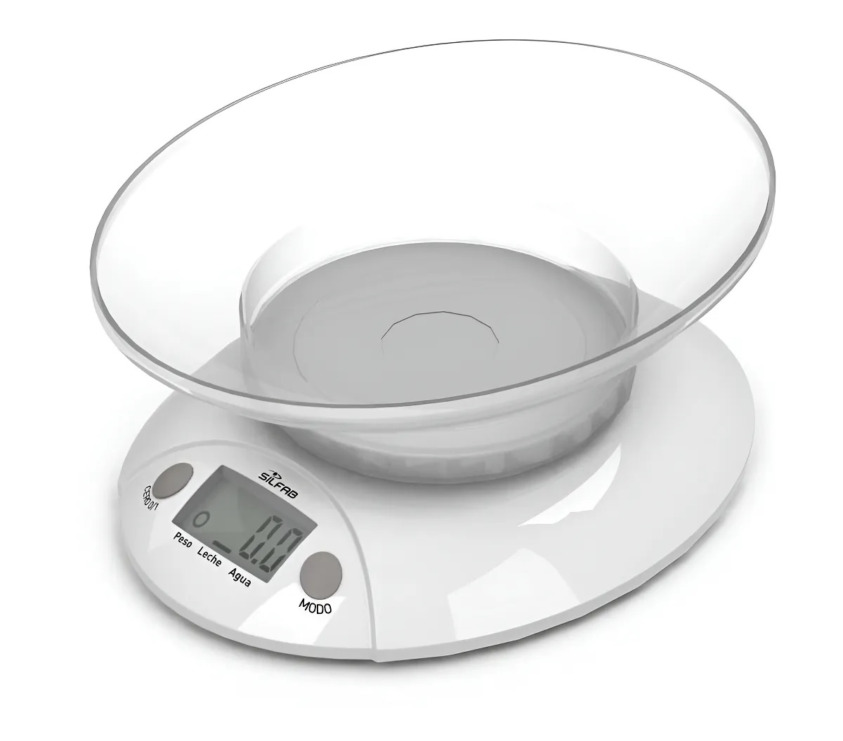 Balanza de cocina digital Silfab Super Compact pesa hasta 3kg