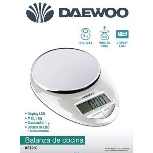 Balanza de cocina DAEWOO KS7250