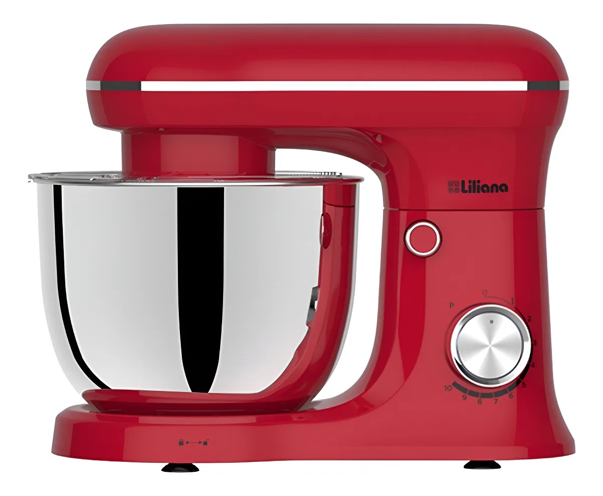 Batidora Planetaria Liliana Mixtime con Bowl 5L 1000w Rojo AB925R