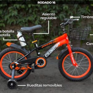 BICICLETA LUSQTOFF LQ BK002 ROD 16