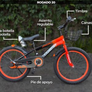 BICICLETA LUSQTOFF ROD 20 LQ-BK003