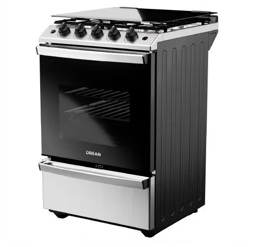 Cocina Multigas 56 cm Inoxidable con Air Fryer Drean - CD5617AI0