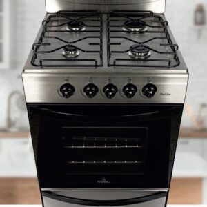 Cocina Steel Line Negra multigas