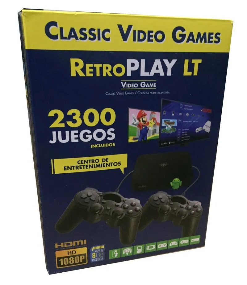 Consola Multi emuladora RETRO PLAY LT LEVEL UP