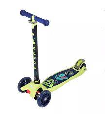 MONOPATIN DINOSAURIO BIPO  MP215 GLOW VERDE