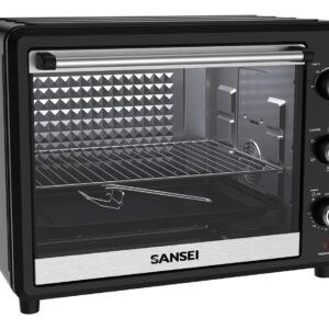Horno Eléctrico Sansei 63L Con Convección Negro