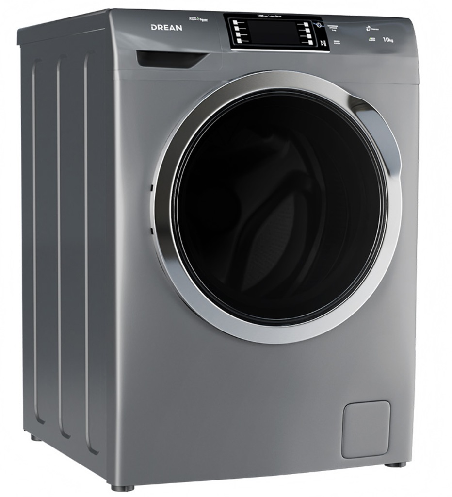 Lavarropas Carga Frontal Ecoinverter WiFi 10 Kg Gris Drean - LFDR1012TG0