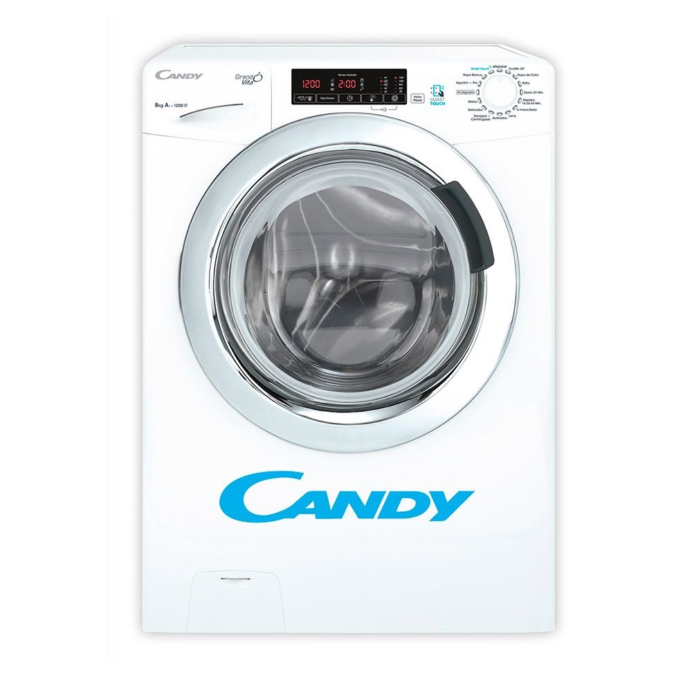 Lavarropas Carga Frontal Candy 8 Kg 1200 RPM GVS128