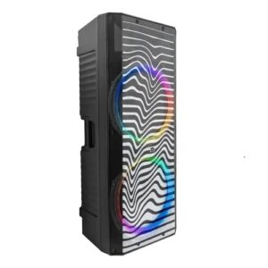 Parlante Stromberg Inspire Pro 300w C/ Micrófono Y Luces Color Negro