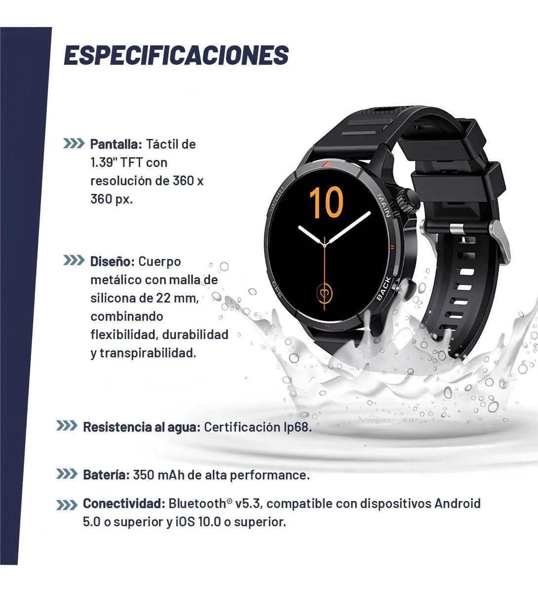 RELOJ XVIEW SMARTWATCH QUANTUM TRAIL S
