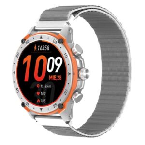 RELOJ QUANTUM  SMARTWATCH Q9S  SILVER/ORANGE