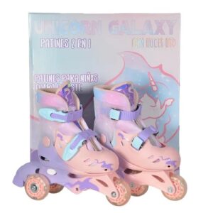 ROLLER/PATIN 2 EN 1 ROSA RLL 130 -BIPO-