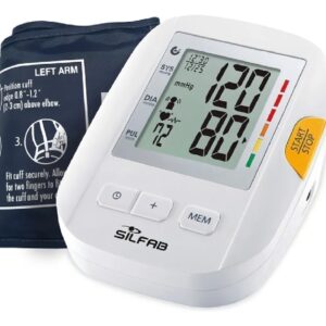 Tensiómetro Silfab Digital De Brazo, Tab100, Color Blanco