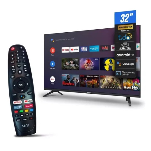 Smart Tv Kanji Kj-32mt005 Led Hd 32 Android Tv Hey Google