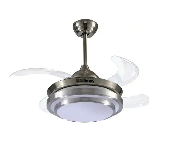 Ventilador De Techo Retráctil Liliana Vtha604 80w 6 Velocidades