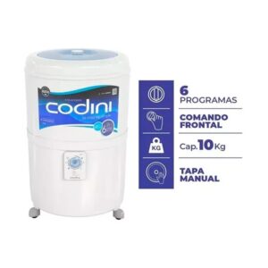 Lavarropas Silent 4051 10 kg 6 programas CODINI