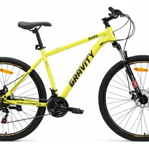 BICICLETA MTB GRAVITY DANK AG TALLE M/L AMARILLO Y GRIS
