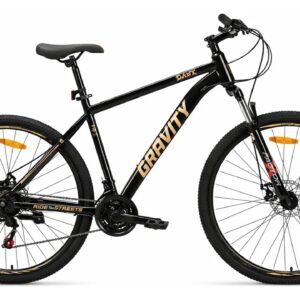 BICICLETA MTB GRAVITY DANK ND TALLE M/ R29 NEGRO Y DORADO