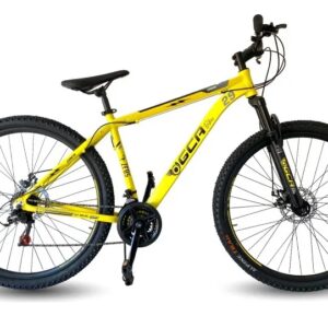 BICICLETA GCA MOUNTAINBIKE ROD 29 21 VELOCIDADES ALUMINIO ZEUS AMARILLA