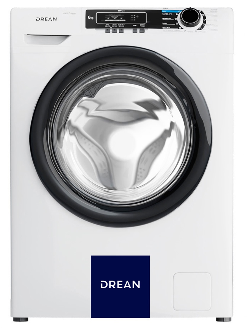 Lavarropas Carga Frontal 6 Kg Blanco Drean - LFDR0606LB0