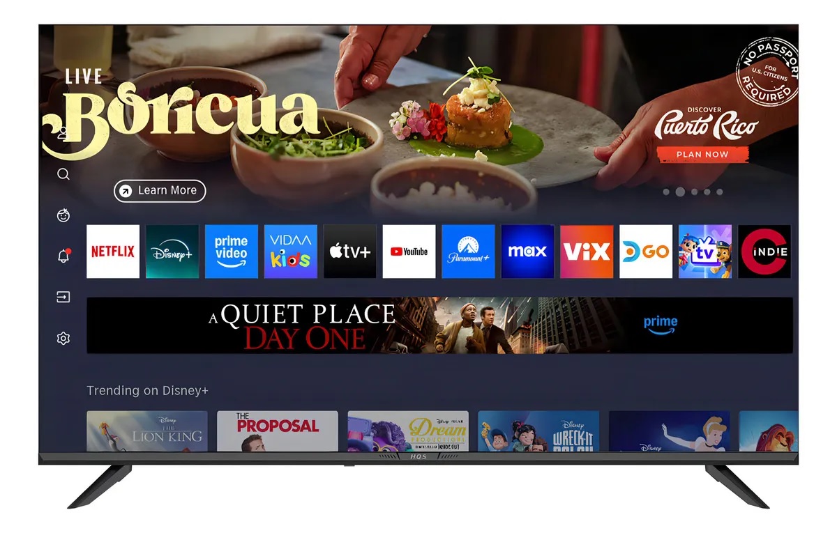 Smart Tv 50" HQS 4K Led Ultra Hd
