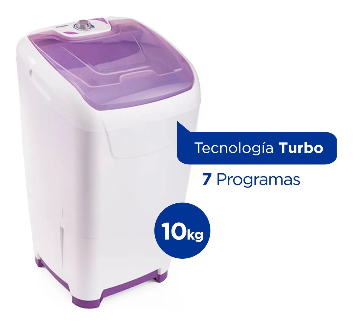 Lavarropas Columbia LSC10000 10 KG Semiautomatico