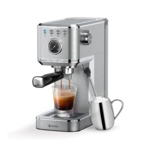 CAFETERA ESPRESSO 20 BAR CON CAPSULA  ACERO HOG0203