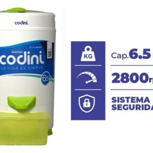 SECARROPAS CENTRIFUGO CODINI IV61 6.1KG VERDE