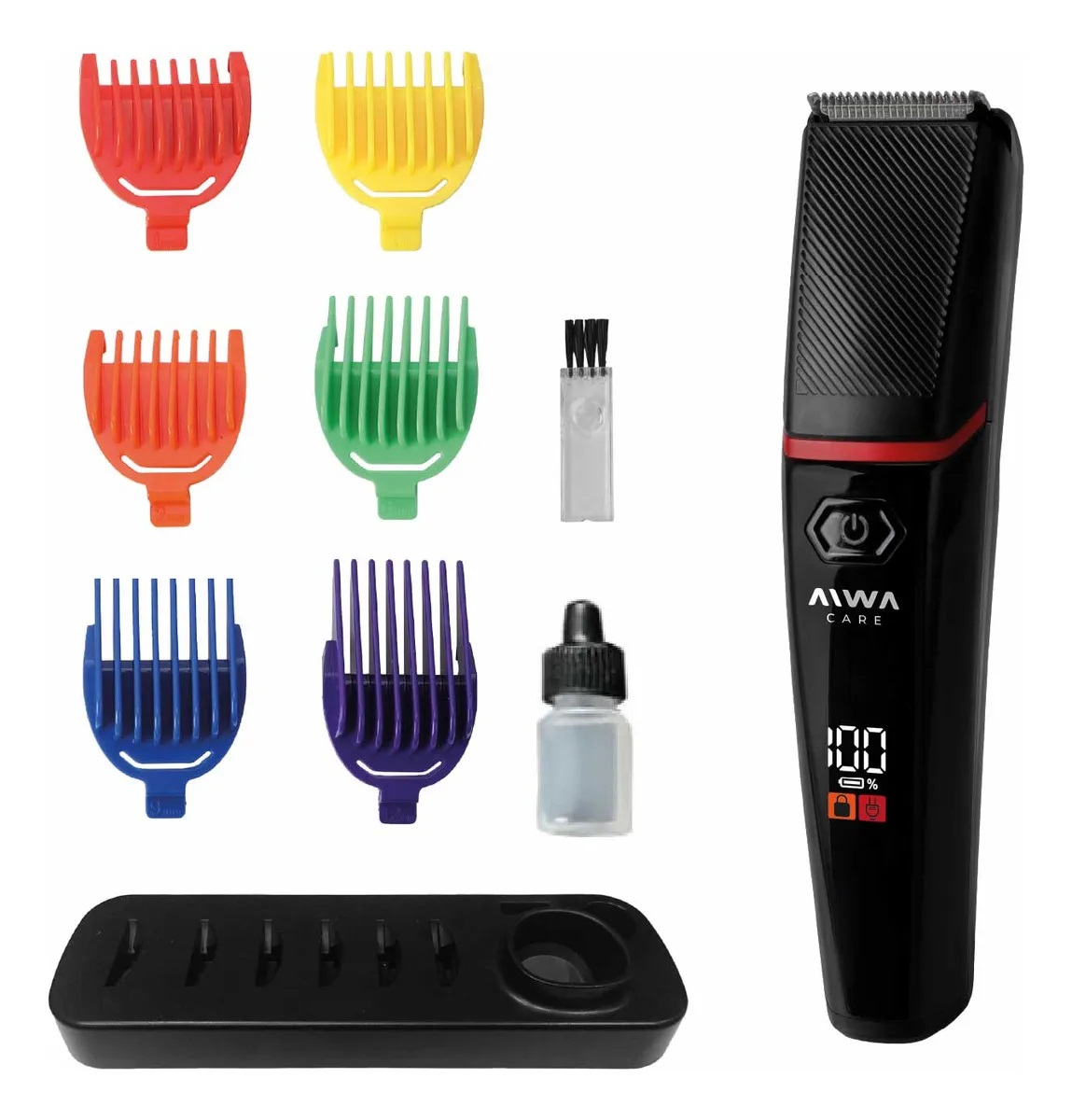 CORTADORA DE PELO Y BARBA BEARD TRIMMER AIWA (6 PEINES) AWC-CPB02N