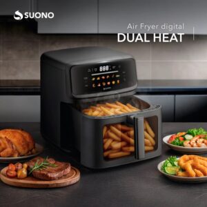 AirFryer Digital Doble Resistencia 10L SUONO