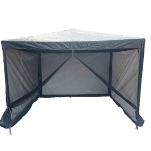 Gazebo De Rafia 3x3 Con Mosquitero Nahuel