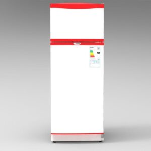 HELADERA BAMBI 2F 1200NA ROJO CON BLNCO