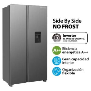 Heladera Kohinoor KHSA47NI/9 Side by Side NO FROST Inverter 469Lts C/Freezer/Dis