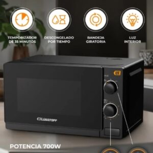 MICROONDAS LUSQTOFF 20L MECANICO LQ-HM200M