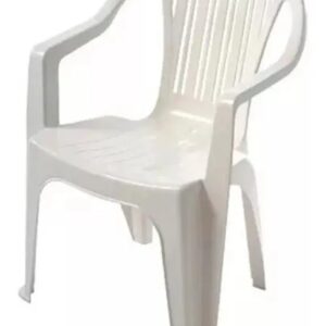 Silla Titan Plasticas De Jardin Garden Life Blanca