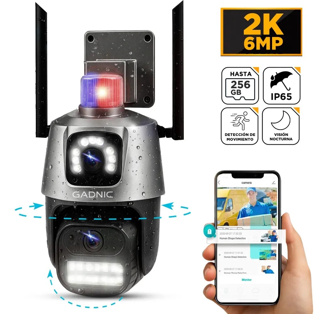 Cámara De Seguridad Dual Gadnic P1-QQ4
