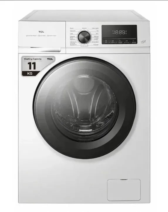 Lavarropas TCL Inverter 11KG Blanco