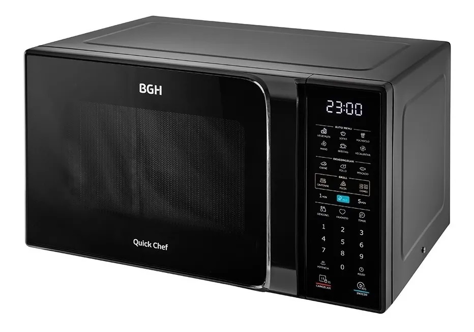 Microondas BGH B223DN20I 23Lts 800Watts